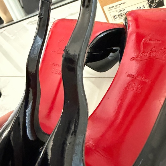 Christian Louboutin Black Patent Heels - Picture 6 of 10